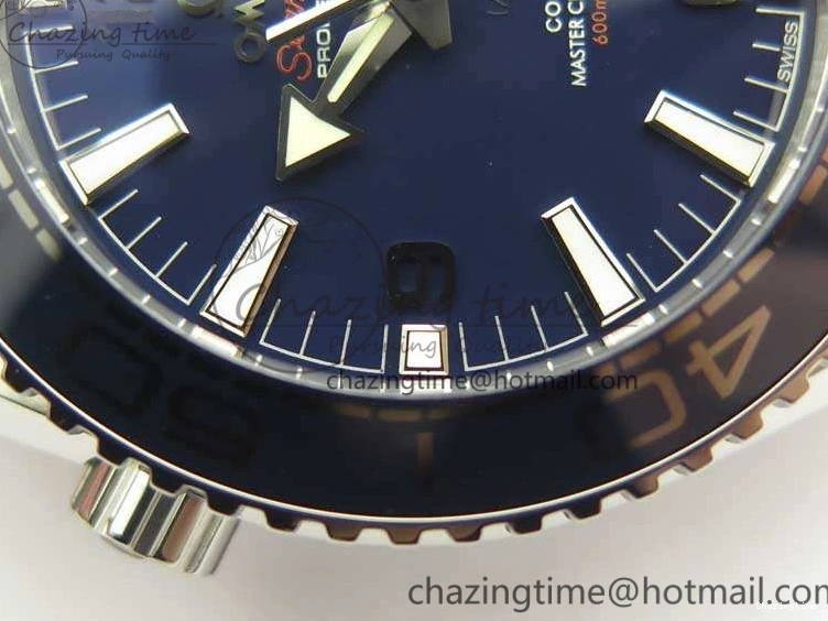 0505 Planet Ocean “Pyeongchang 2018” 43.5mm SS OMF 1:1 Best Edition Blue Dial On Nylon Strap A Soft 8082